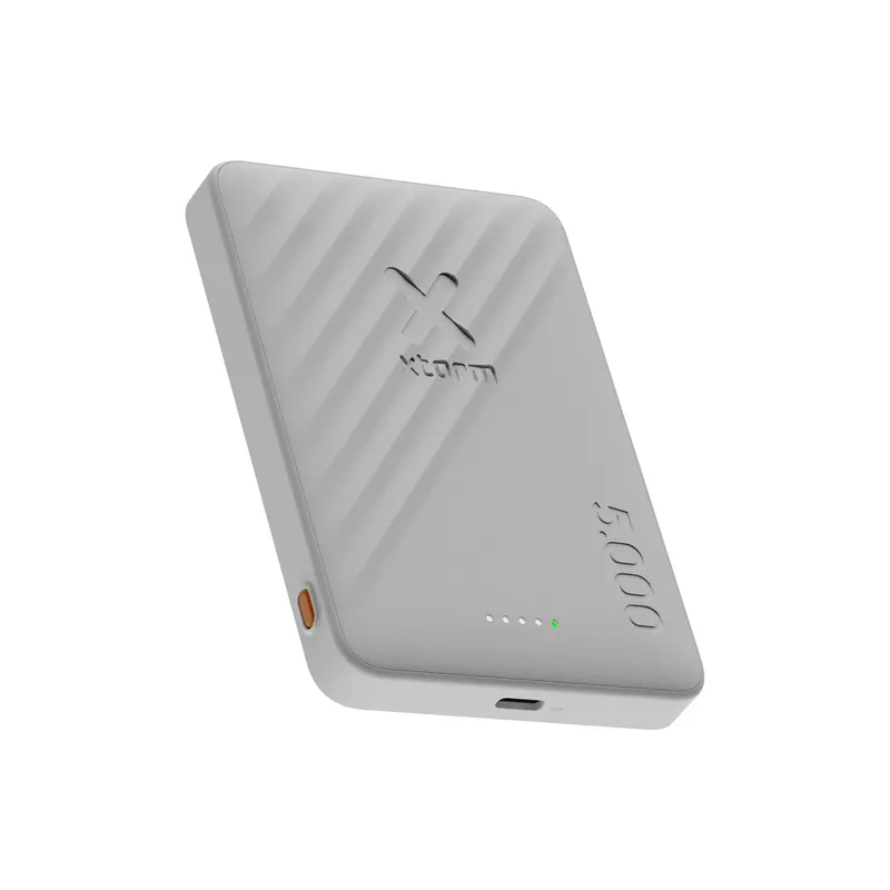 Xtorm Magnetisk Trådløs 15W Power Bank USB-C 5.000mAh Ice - 9510325