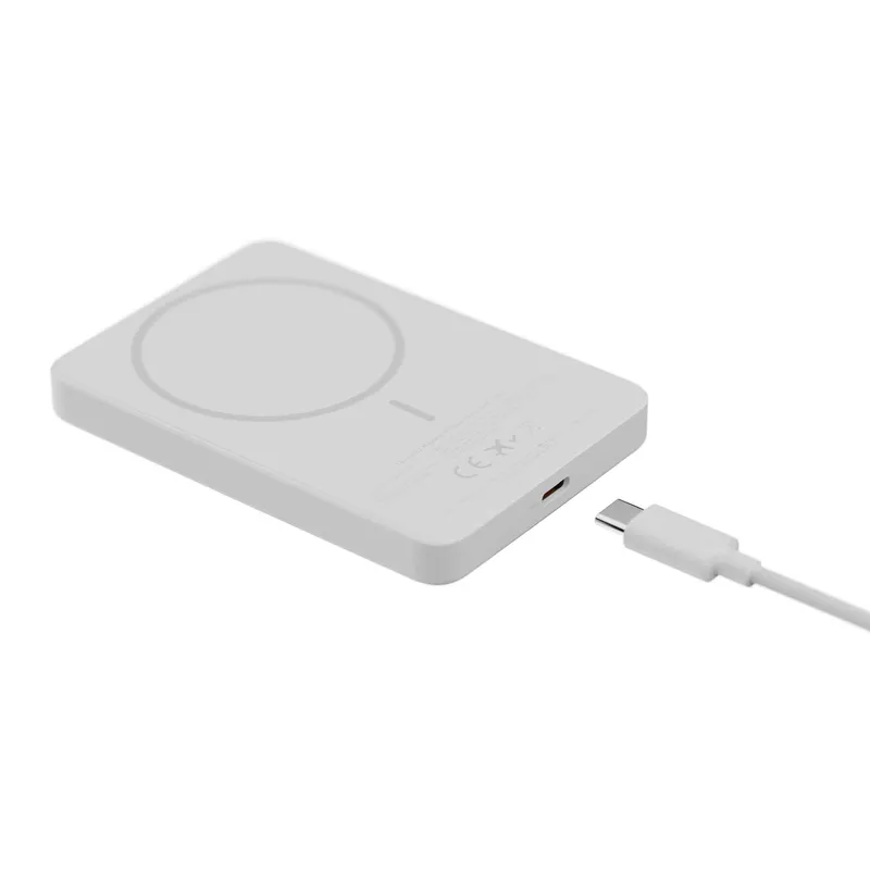 Xtorm Magnetisk Trådløs 15W Power Bank USB-C 5.000mAh Ice - 9510325