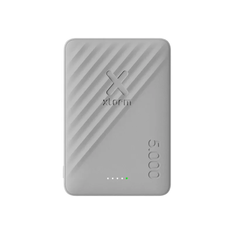 Xtorm Magnetisk Trådløs 15W Power Bank USB-C 5.000mAh Ice - 9510325