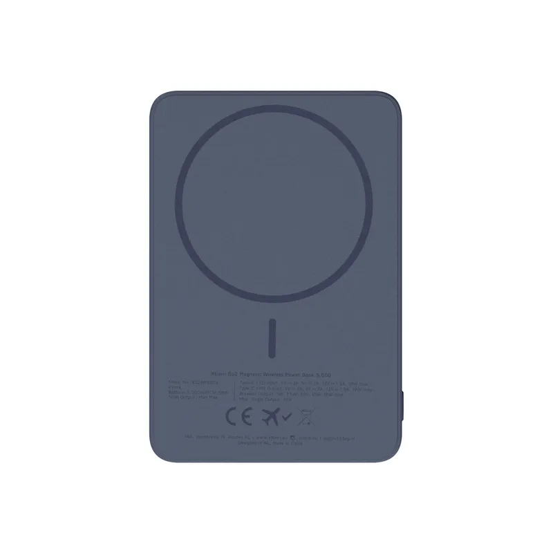 Xtorm Magnetisk Trådløs 15W Power Bank USB-C 5.000mAh Blå - 9510327