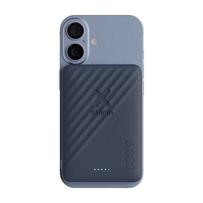 Xtorm Magnetisk Trådløs 15W Power Bank USB-C 5.000mAh Blå - 9510327