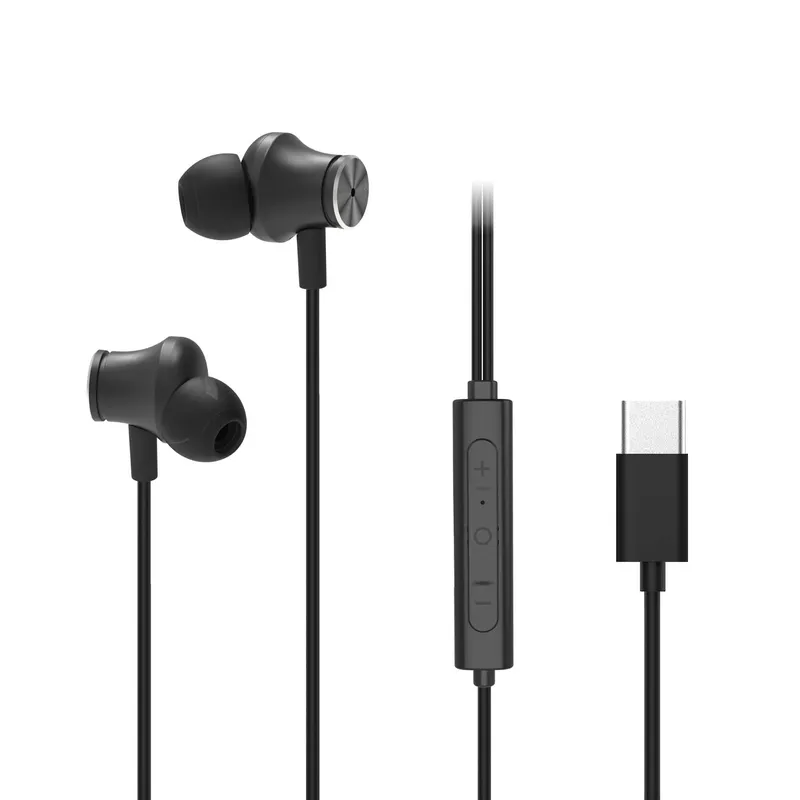 X2O USB-C ANC Silicone In-Ear Headset 1.2m Sort - 3410121