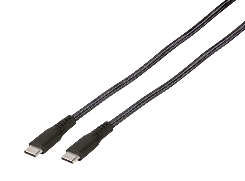 Vivanco Longlife USB-C/C 2.0 kaapeli 0.5m Sort - 2862395
