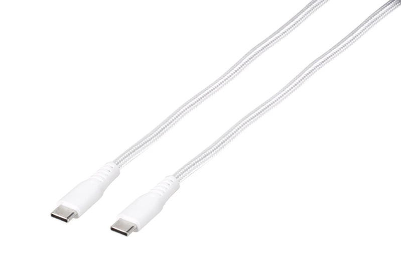 Vivanco Longlife USB-C/C 2.0 kaapeli 1.5m Hvid - 2862398