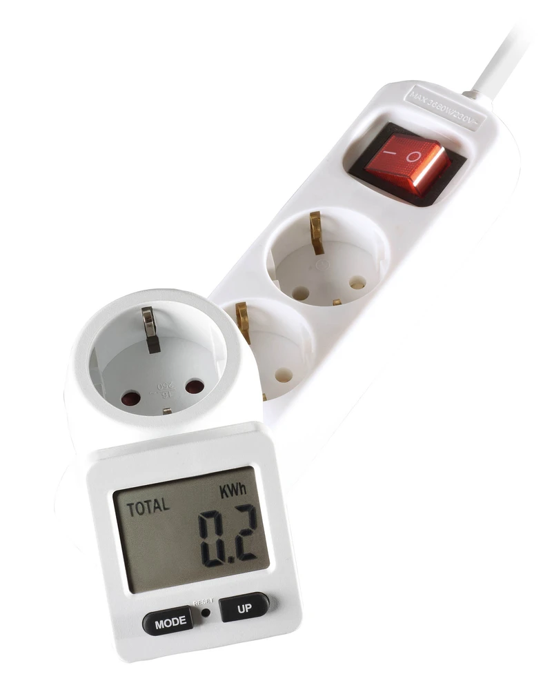 Vivanco Digital energiforbrugsmåler Schuko 3680W - 2862654