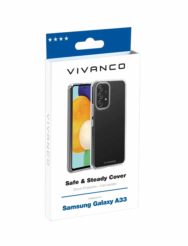 Vivanco Safe & Steady bagcover Galaxy A33 5G  Klar - 2863150