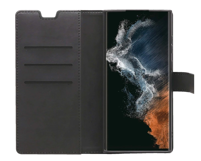 Vivanco Classic Wallet Galaxy S23 Ultra 5G Sort - 2863519