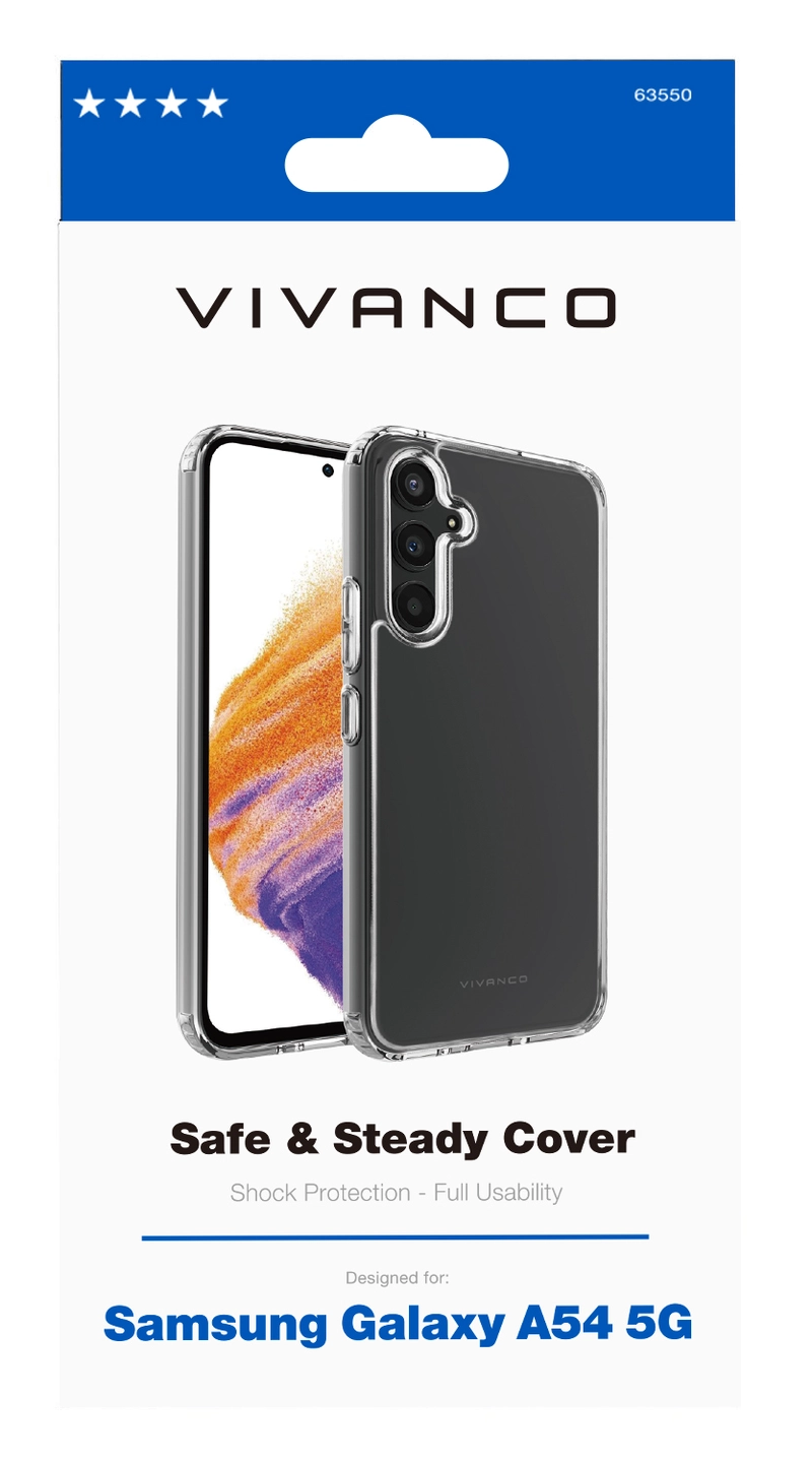 Vivanco Safe & Steady cover Galaxy A54 5G Klar - 2863550