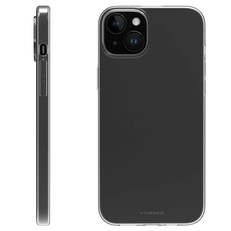 Vivanco Slim TPU Cover iPhone 15/14 Plus Klar - 2863914