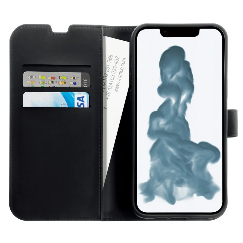 Vivanco Classic Wallet iPhone 15 Plus Sort - 2863915