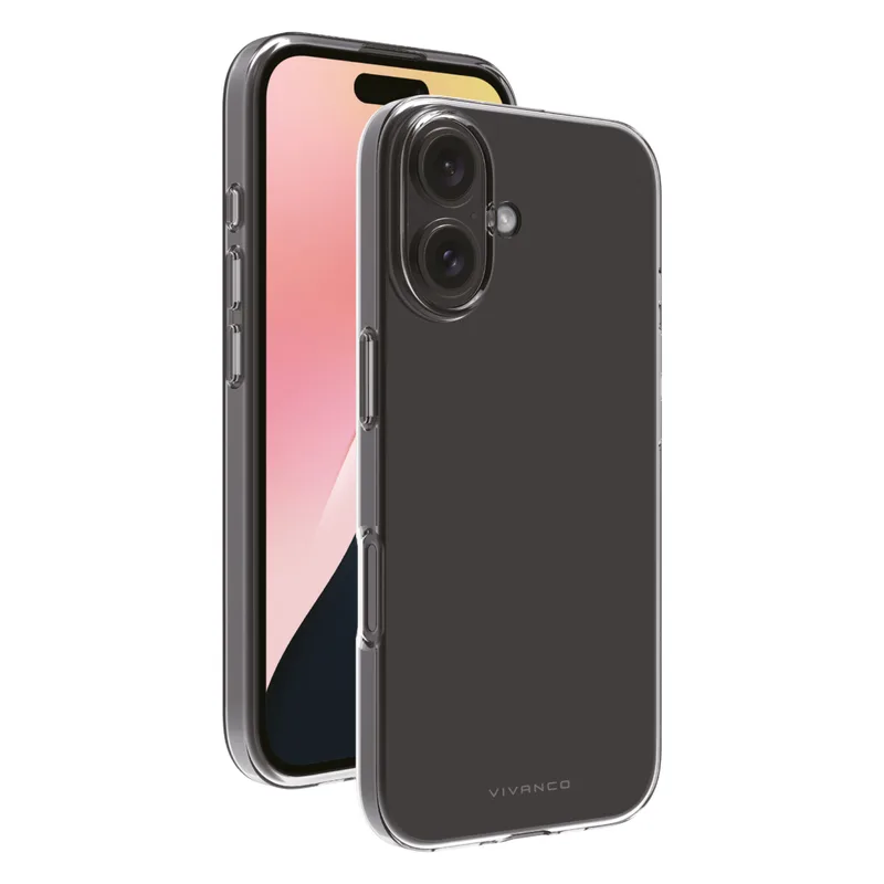 Vivanco Slim TPU Cover iPhone 16 Plus Klar - 2864238