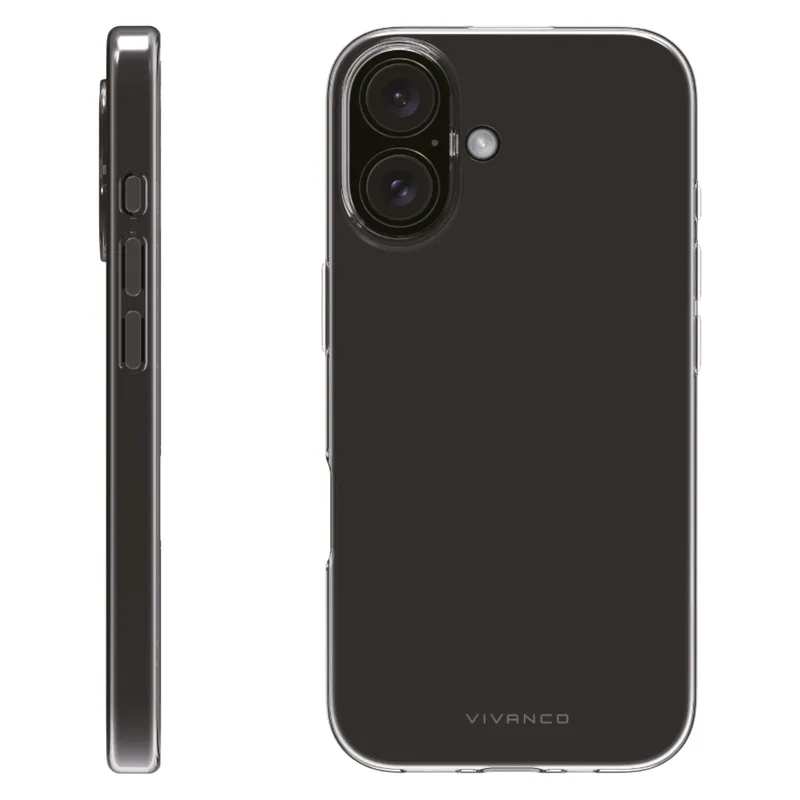 Vivanco Slim TPU Cover iPhone 16 Plus Klar - 2864238