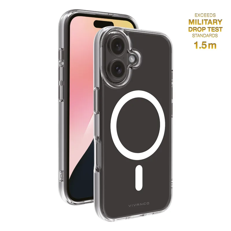 Vivanco Mag Clear Cover iPhone 16 Klar - 2864250