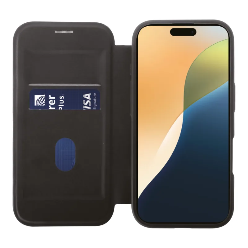 Vivanco Mag Wallet iPhone 16 Plus Sort - 2864259