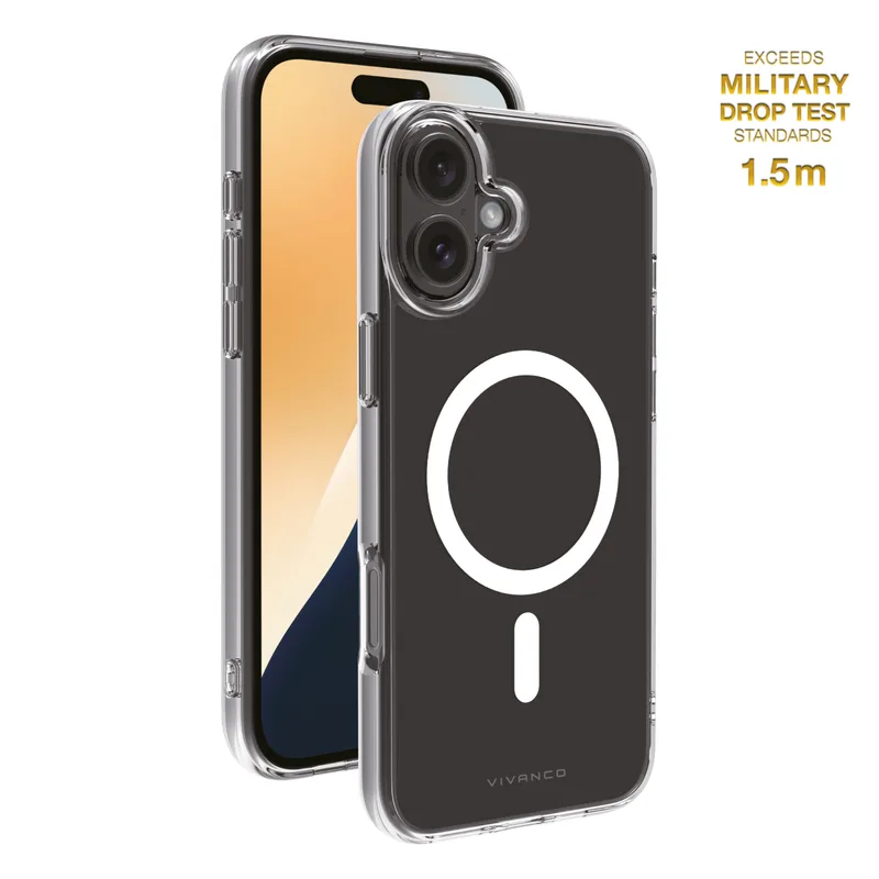 Vivanco Mag Clear Cover iPhone 16 Plus Klar - 2864260