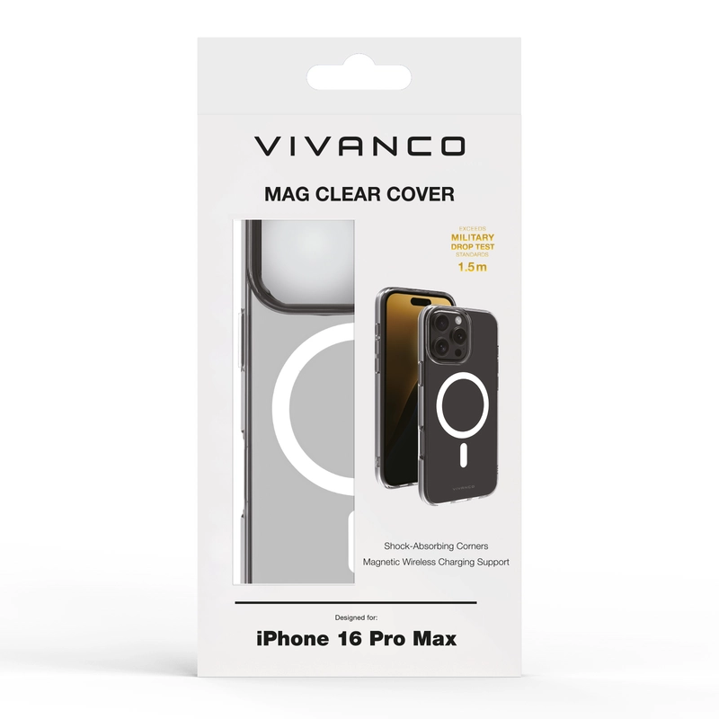 Vivanco Mag Clear Cover iPhone 16 Pro Max Klar - 2864263