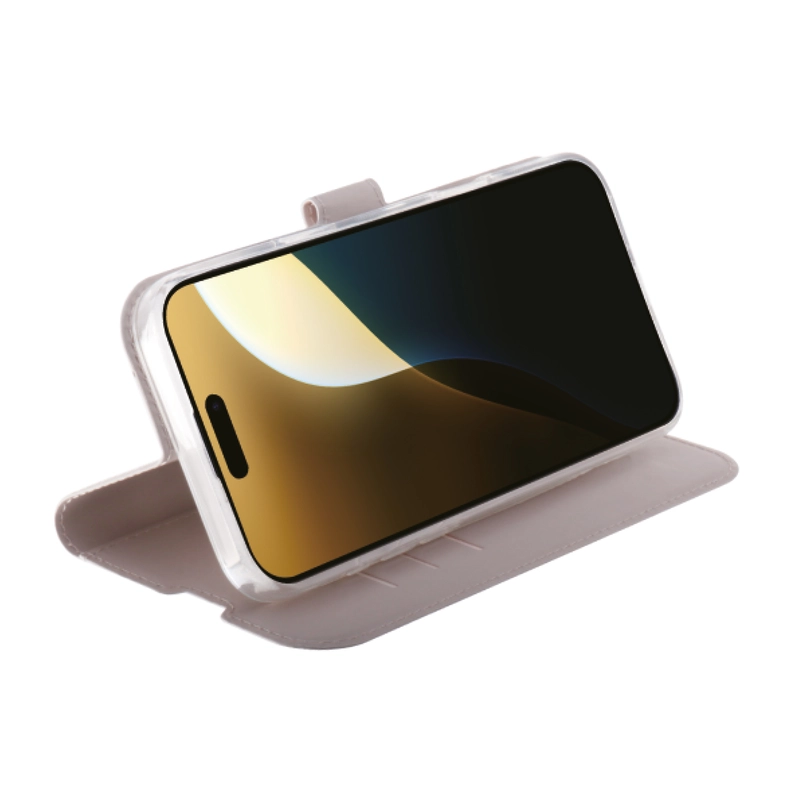 Vivanco Classic Wallet iPhone 16 Pro Max Greige - 2864265