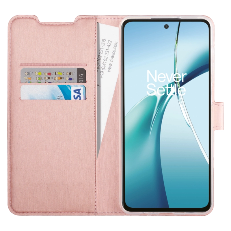 Vivanco Classic Wallet OnePlus Nord CE4 Lite Rose Guld - 2864307