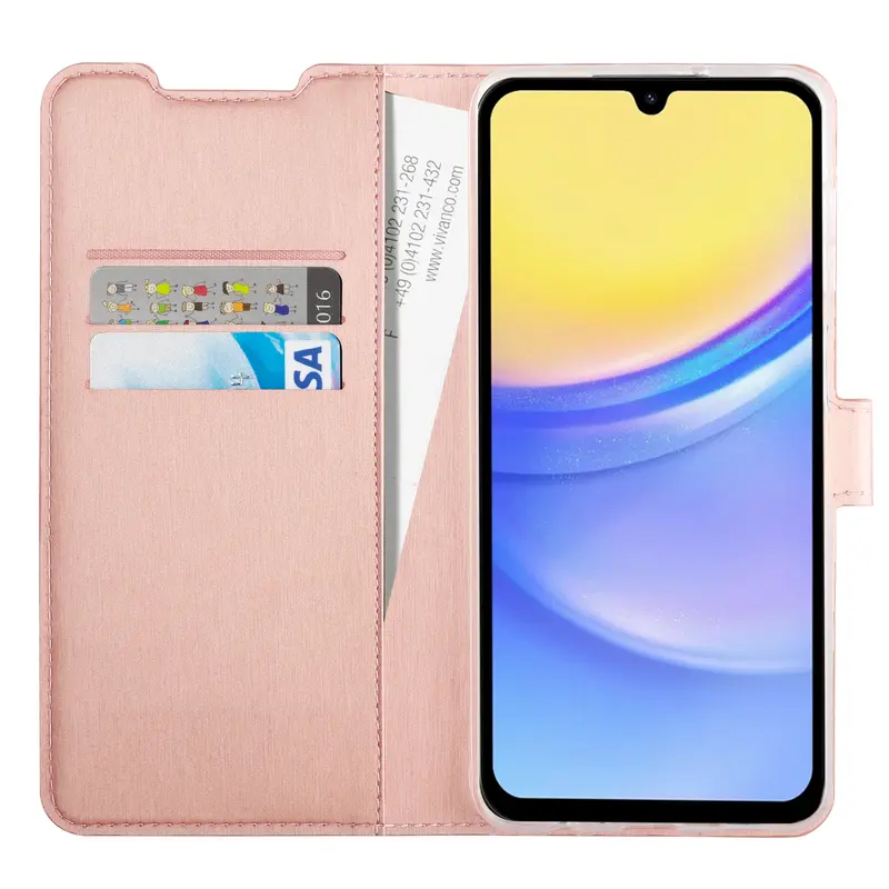 Vivanco Classic Wallet Galaxy A16 5G Rose Guld - 2864360