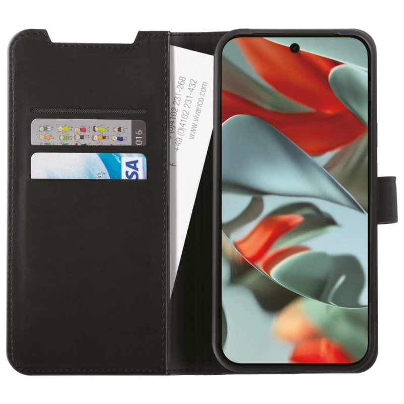 Vivanco Classic Wallet Google Pixel 9a Sort - 2864453
