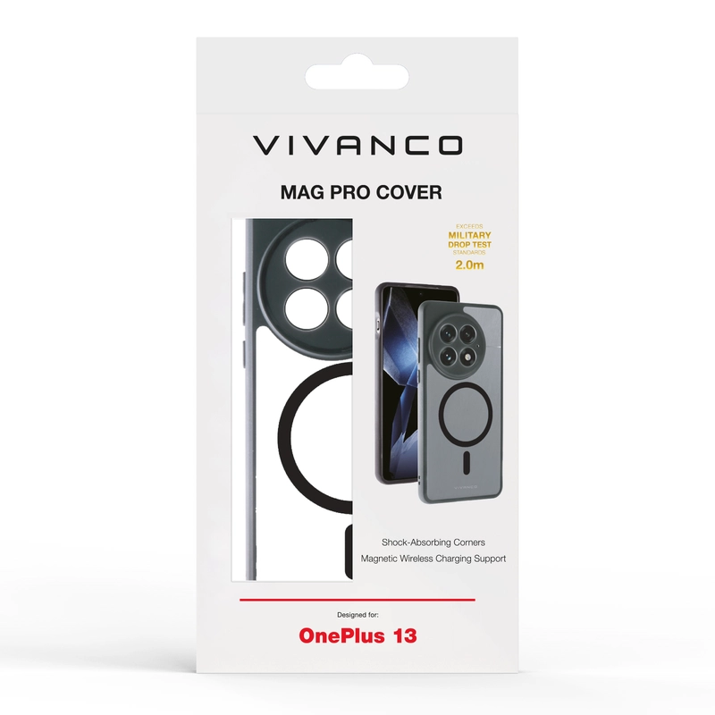 Vivanco Mag Pro Cover OnePlus 13 Clear/Sort - 2864460