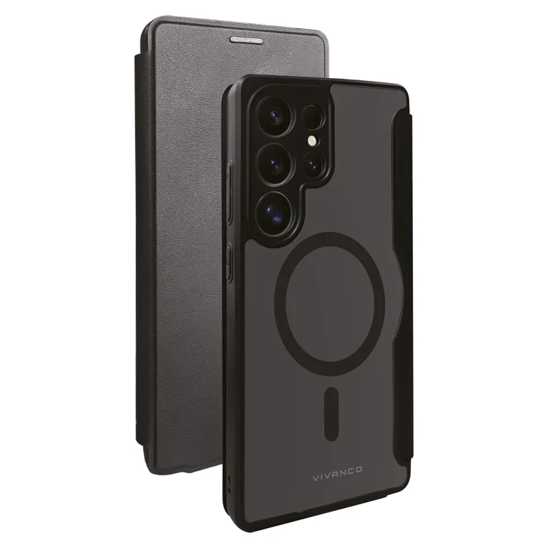 Vivanco Mag Wallet Samsung Galaxy S25 Ultra Sort - 2864500