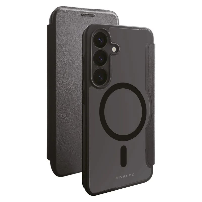 Vivanco Mag Wallet Samsung Galaxy S25+ Sort - 2864506