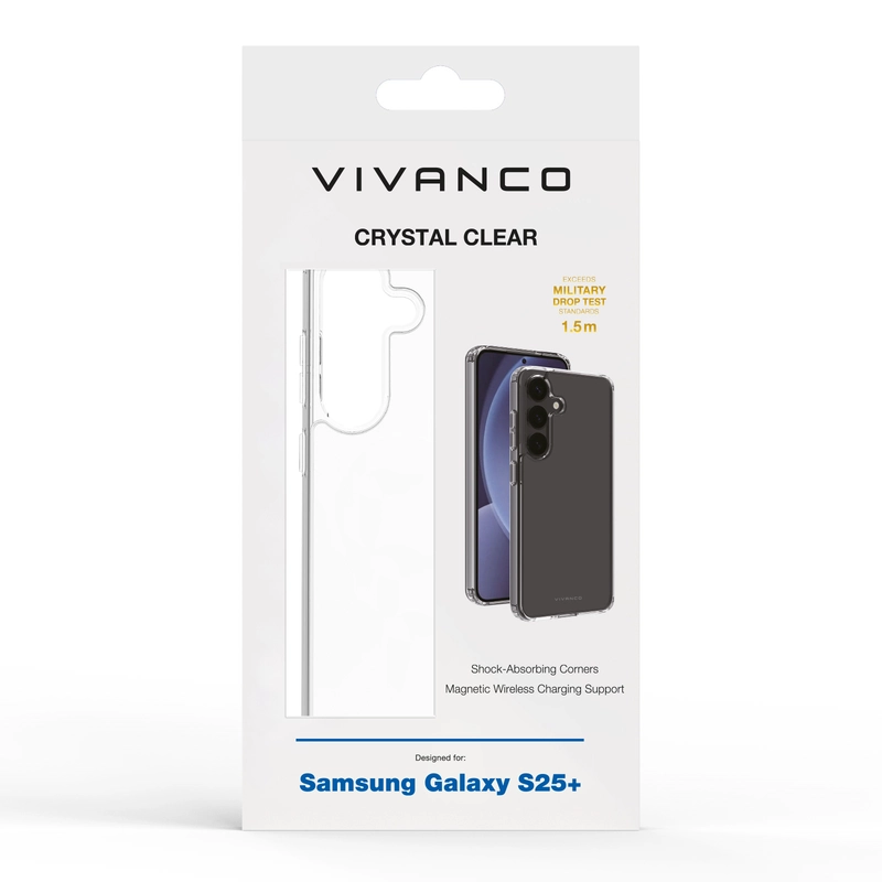 Vivanco Crystal Clear Cover Samsung Galaxy S25+ - 2864509