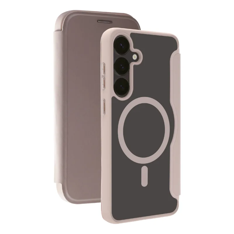Vivanco Mag Wallet Samsung Galaxy S25 Greige - 2864513