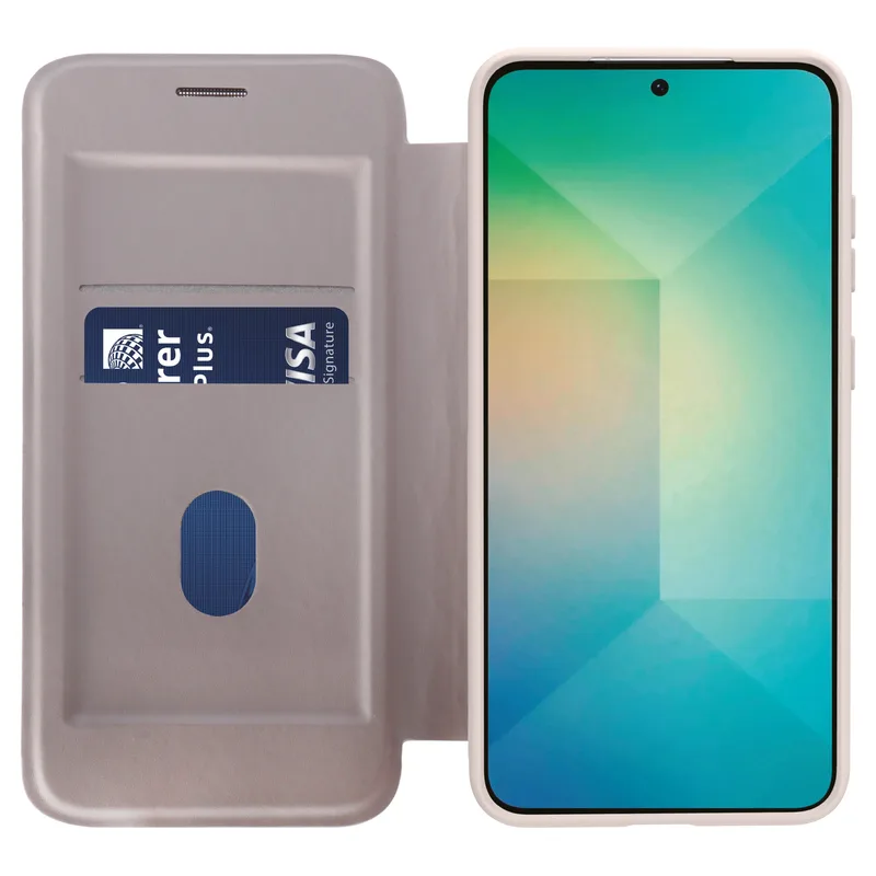 Vivanco Mag Wallet Samsung Galaxy S25 Greige - 2864513