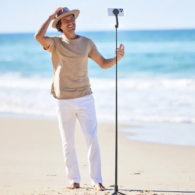 Shiftcam SnapStand Max MagSafe-kompatibel 180cm foldbar Sort - 2928940