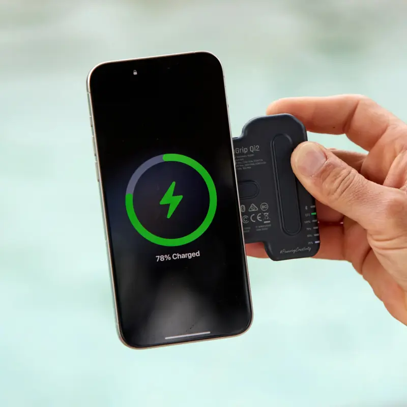 Shiftcam SnapGrip Pro Qi2 med batteri MagSafe-kompatibelt Sort - 2933463