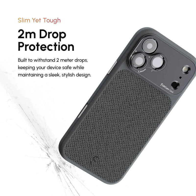 Shiftcam Kameracover S.Mount med MagSafe til iPhone 17 Pro Sort - 2638753