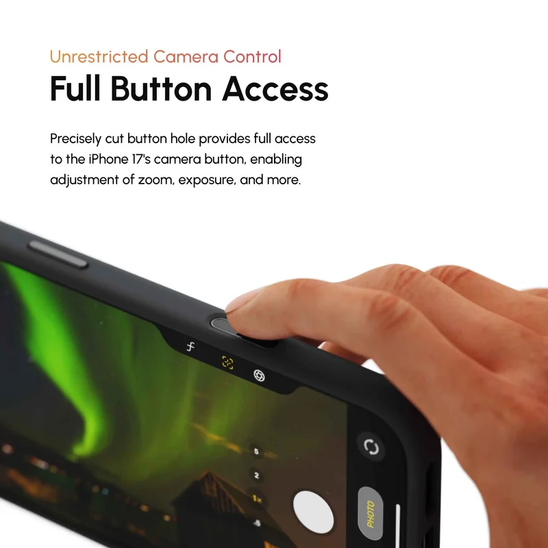 Shiftcam Kameracover S.Mount med MagSafe til iPhone 17 Pro Sort - 2638753