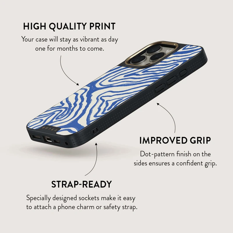 Burga Seven Seas - Apple iPhone 16 Pro Max Cover Elite Magsafe Sort/Guld - 2938193