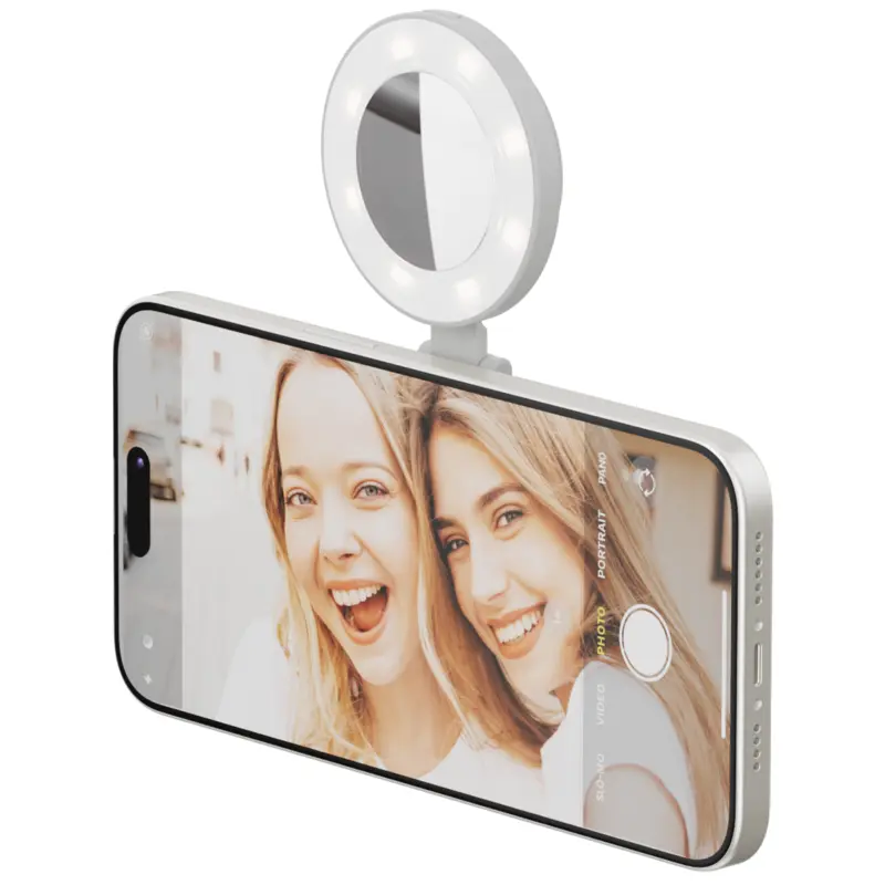 Shiftcam SnapPocket LED-lys og stativ MagSafe-kompatibelt Greige - 2943100