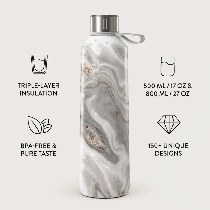 Burga Snowstorm - Vand-/Termoflaske 800ml - 2948650