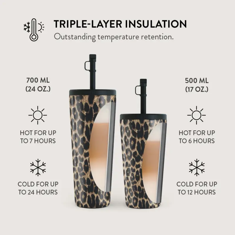 Burga Player - Termokop 500ml med Låg/Sugerør sæt - 2950244