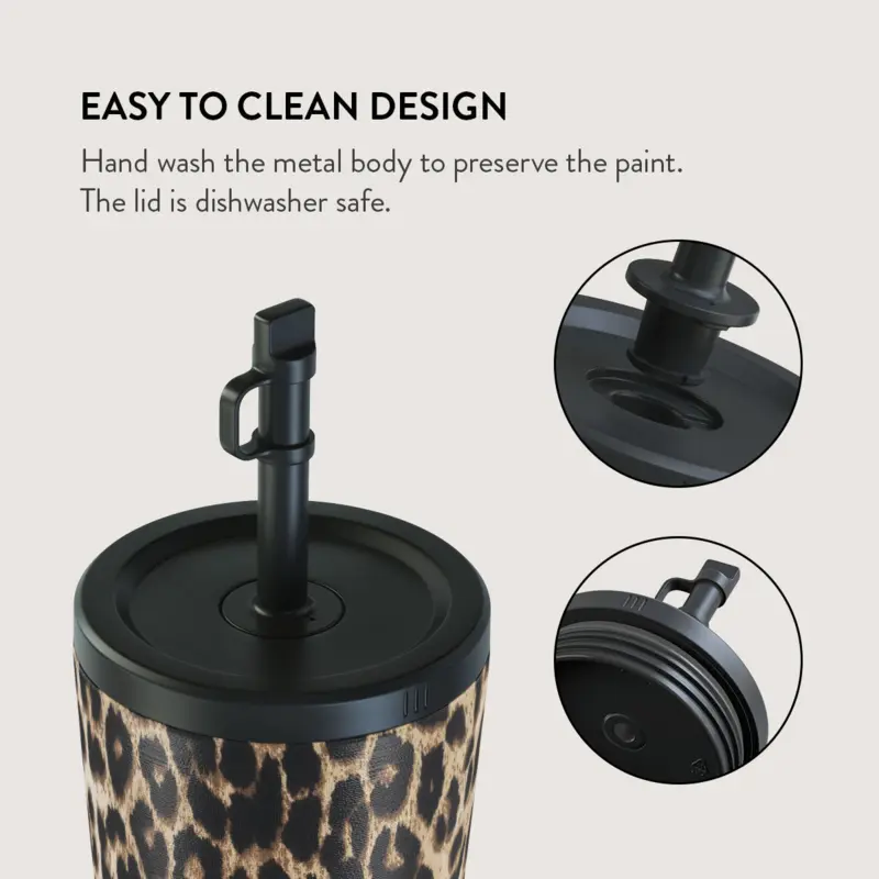 Burga Player - Termokop 500ml med Låg/Sugerør sæt - 2950244