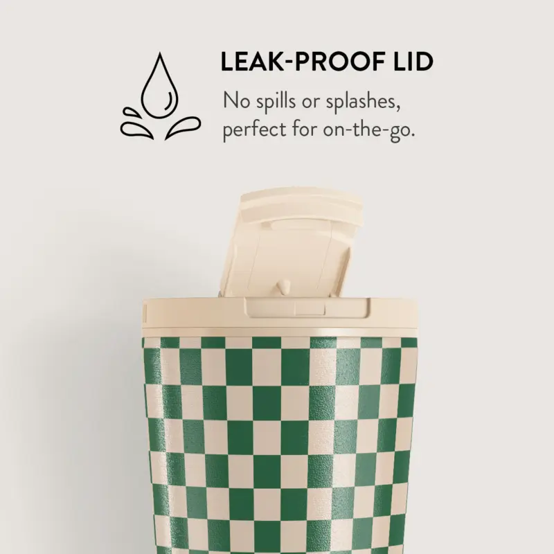 Burga Ivy League - Termokop 500ml med Låg/Sugerør sæt - 2950258