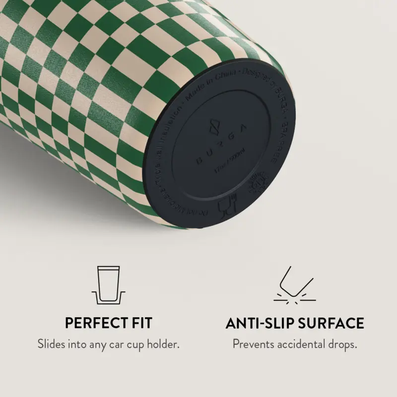 Burga Ivy League - Termokop 500ml med Låg/Sugerør sæt - 2950258