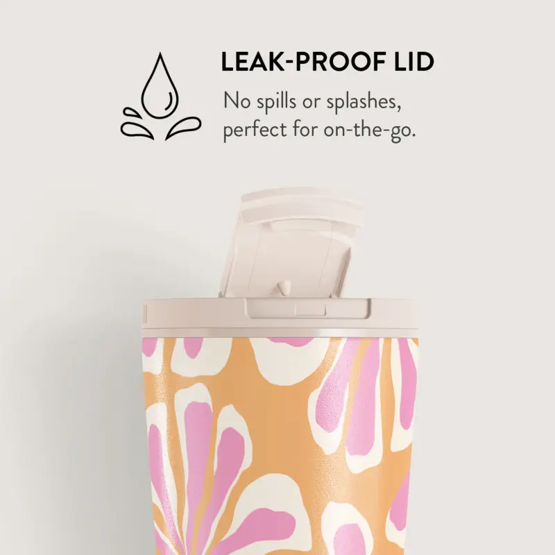 Burga Aloha - Termokop 500ml med Låg/Sugerør sæt - 2950270