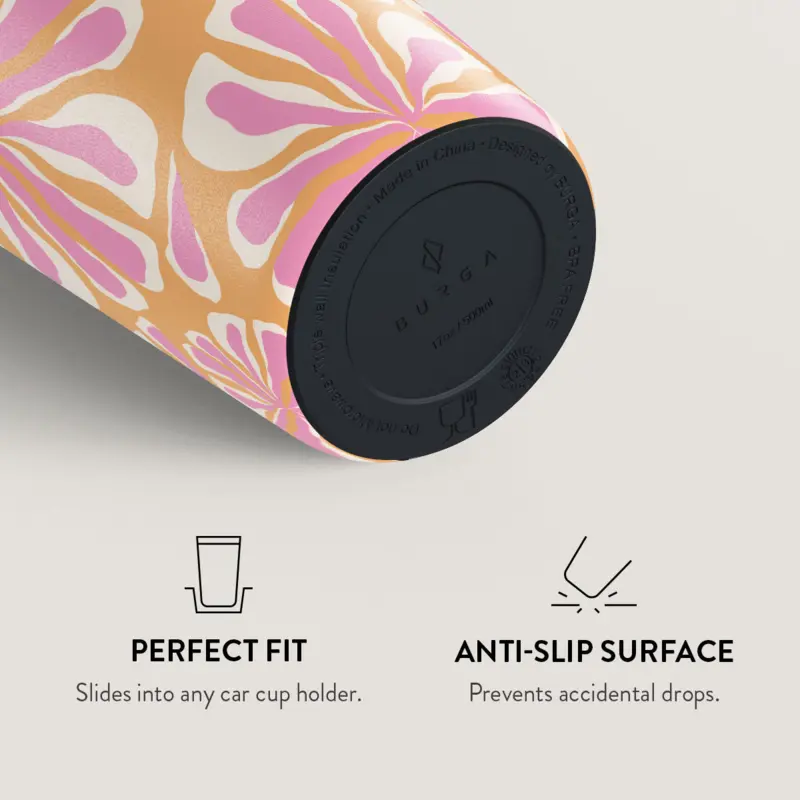 Burga Aloha - Termokop 500ml med Låg/Sugerør sæt - 2950270