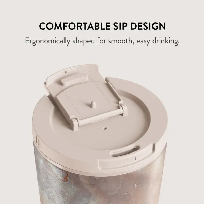 Burga Serene Sunset - Termokop 500ml med Låg/Sugerør sæt - 2950324