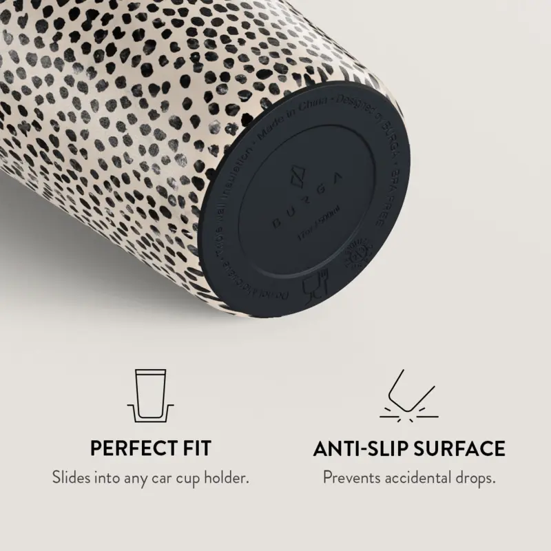 Burga Almond Latte - Termokop 500ml med Låg/Sugerør sæt - 2950349