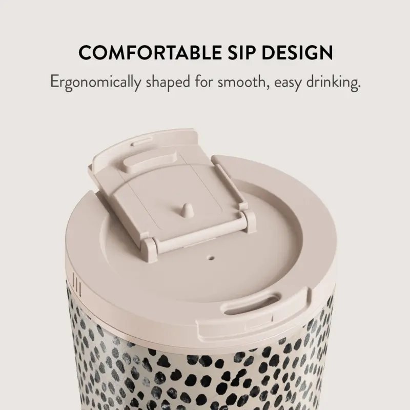 Burga Almond Latte - Termokop 500ml med Låg/Sugerør sæt - 2950349