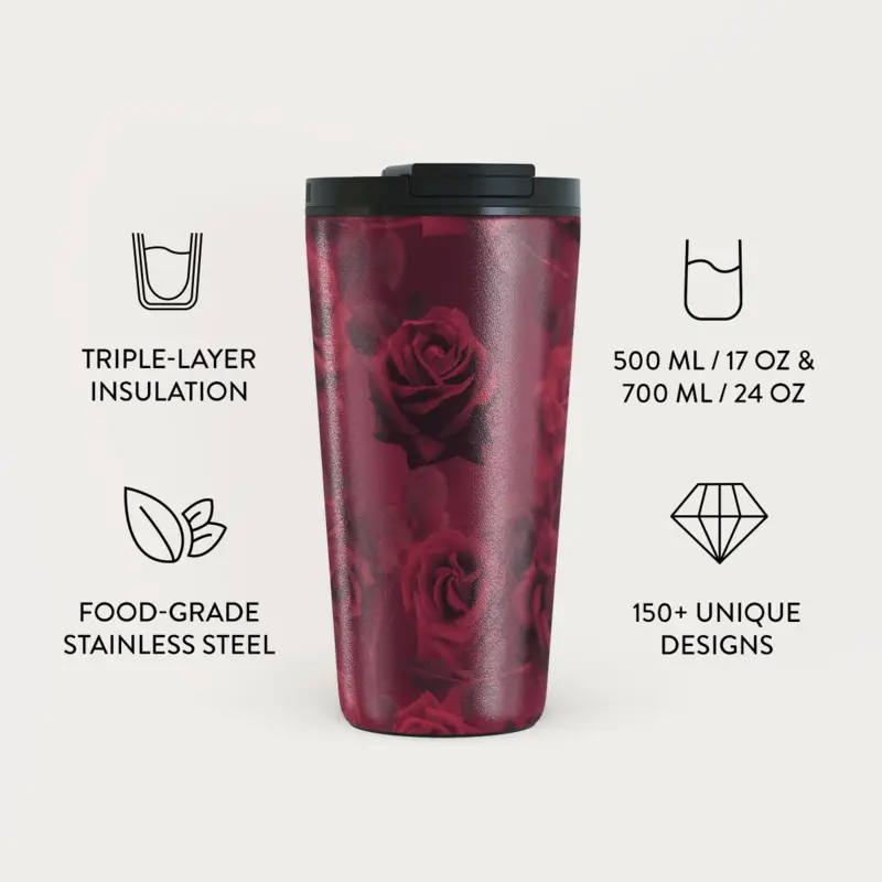 Burga Femme Fatale - Termokop 500ml med Låg/Sugerør sæt - 2950400
