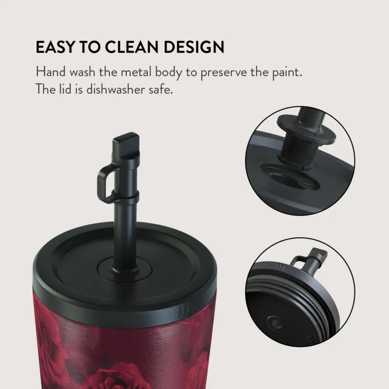 Burga Femme Fatale - Termokop 500ml med Låg/Sugerør sæt - 2950400