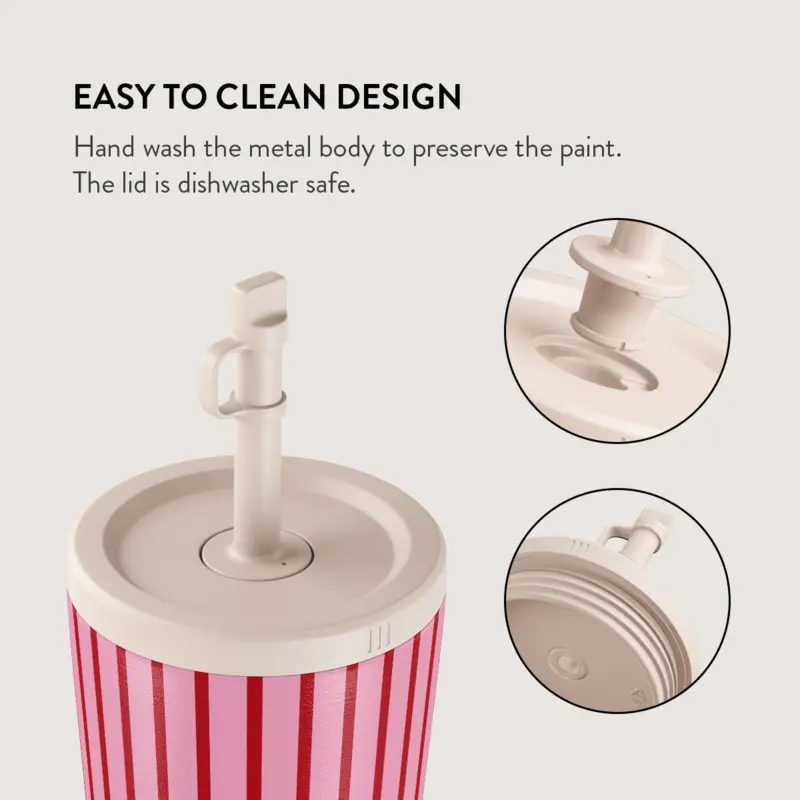 Burga Favorite Bikini - Termokop 500ml med Låg/Sugerør sæt - 2950460