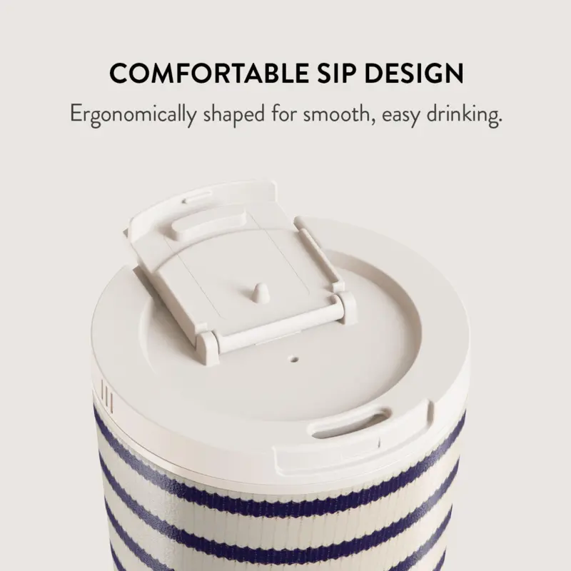 Burga Old Money - Termokop 500ml med Låg/Sugerør sæt - 2950468